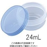 馬野化学容器 ＵＧ軟膏壺（ＵＶカットクリアタイプ）　青クリア　２４ｍＬ　３ー５３ 8-1463-03 1ケース（100個）