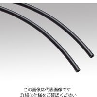 アズワン ポリウレタンチューブ φ6.5×φ10mm 黒 1巻(20m) 1-8225-05 1巻（直送品）