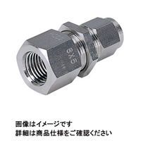 日本ピスコ SUS316締付継手 メス隔壁ストレート NSMF1613ー04 NSMF1613-04 1個（直送品）