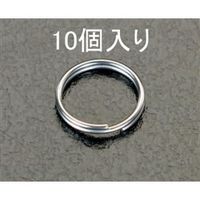 エスコ 1.8x20mm 2重リング(ステンレス製/10個) EA638DP-9 1セット(200個:10個×20袋)（直送品）