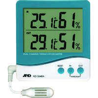 エー・アンド・デイ A&D デュアルチャンネル温度・湿度計 AD5648A 1個 392-2057（直送品）