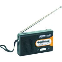 ナカバヤシ 水電池付 AM/FMラジオ NWP-NFR-D 1個 397-5983（直送品）