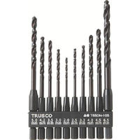 トラスコ中山 TRUSCO 六角軸鉄工ドリル 10本組 T6SDN-10S 1セット 415-8148（直送品）