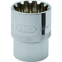 旭金属工業 ASH ハイブリットソケット1/2(12.7)X15mm VF4150 1個 421-3319（直送品）