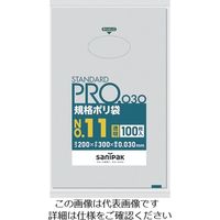 日本サニパック サニパック スタンダードポリ袋11号(0.03mm) L-11 1袋(100枚) 403-6263（直送品）