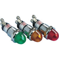 坂詰製作所 サカズメ ランプ交換型超高輝度LED表示灯（AC200V接続） 緑 φ16 DO8-B6M-AC200V-G/G 1個 413-1711（直送品）
