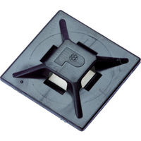 パンドウイット マウントベース アクリル系粘着テープ付き 耐候性黒（500個入） ABMM-AT-D0 403-6816（直送品）