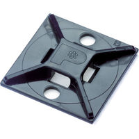 パンドウイット マウントベース アクリル系粘着テープ付き 耐候性黒（500個入） ABM2S-AT-D0 403-6701（直送品）