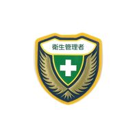日本緑十字社 ウエルダーワッペン 胸 E 「衛生管理者」 126905 1セット(10枚)（直送品）