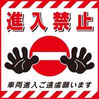 日本緑十字社 吊り下げ標識 TSー17 「進入禁止」 100017 1セット(10枚)（直送品）