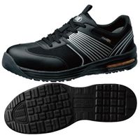 ミドリ安全 JSAA認定 耐滑 作業靴 プロスニーカー ISA801 静電 24.0cm ブラック 2125043107 1足（直送品）