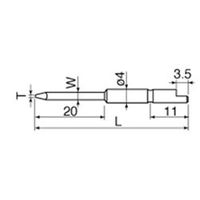 日東工器 NKビット 4DMビット 2X0.3X44 30828 1セット(10本)（直送品）