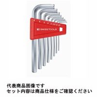 PB SWISS TOOLS ピービ―スイスツールズ 9本組 六角棒レンチセット L型 ホルダー付 210.Hー10 210.H-10 1セット（直送品）