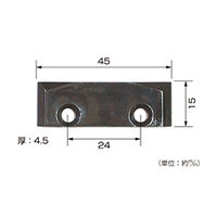 ハイロジック カムラッチハンドル受けブロンズ