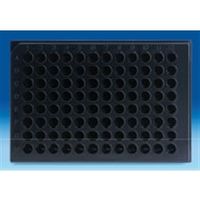 Microfluor96wellソリッドプレート マイクロフルオロ1 ブラック F底 1ケース50枚入 DX7605 1ケース(50枚)（直送品）