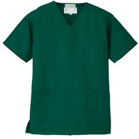 AITOZ（アイトス） スクラブ（男女兼用） 医療白衣 半袖 グリーン S 861400-015（直送品）