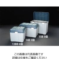 エスコ 780x460x490mm 収納ケース(樹脂製/5個) EA505-14B 1ケース(5個)（直送品）