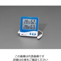 エスコ デジタル温度湿度計 EA742EG-13 1個（直送品）