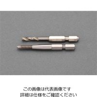 エスコ（esco） M10x1.5 mm タップ（六角軸・下穴ドリル付） 1セット（3組） EA829BD-10（直送品）