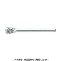 トラスコ中山 TRUSCO 超硬バー 球型 Φ4X刃長3.4X軸3 シングルカット TB8B040S 1本 436-5364（直送品）