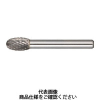 トラスコ中山 TRUSCO 超硬バー タマゴ型 Φ12.7X刃長22X軸6 コースカット TH6C127 1本 436-5763（直送品）