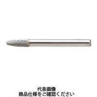 トラスコ中山 TRUSCO 超硬バー 砲弾型 Φ3X刃長12X軸6 ダブルカット TB3C030 1本 436-4139（直送品）