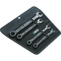 Wera Werk コンビネーションラチェットレンチセット インチ 4本組 133650 1セット 451-9876（直送品）