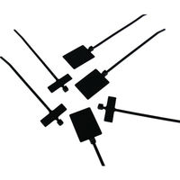 パンドウイット 旗型タイプナイロン結束バンド 耐候性黒 （500本入） PL3M2S-D0 438-2641（直送品）