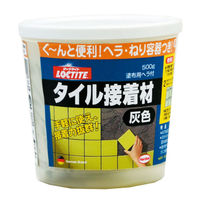 ヘンケルジャパン ロックタイト LOCTITE タイル接着材 灰色 500g DTS-500 1個