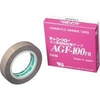 チューコーフロー フッ素樹脂(テフロンPTFE製)ガラスクロス粘着テープ AGF―100FR 0.15t×13w×10m AGF100FR-15X13（直送品）