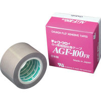 チューコーフロー フッ素樹脂(テフロンPTFE製)ガラスクロス粘着テープ AGF―100FR 0.18t×50w×10m AGF100FR-18X50（直送品）