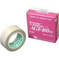 チューコーフロー フッ素樹脂(テフロンPTFE製)ガラスクロス粘着テープ AGF―100FR 0.30t×25w×10m AGF100FR-30X25（直送品）