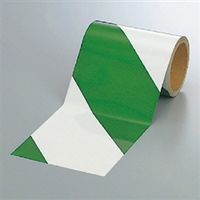 ユニット 反射トラテープ 緑/白 150mm幅×10m巻 374-16 1巻（直送品）