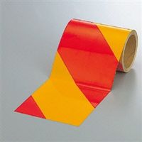 ユニット 反射トラテープ 赤/黄 150mm幅×10m巻 374-19 1巻（直送品）