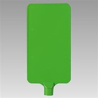 ユニット カラーサインボード(縦型) 緑無地 871-91 1枚（直送品）