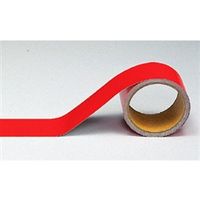 ユニット 配管識別テープ(大) 100mm×5m 赤 445-06 1巻（直送品）