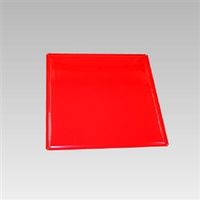 ユニット 赤鉄板 600×600×0.5 明治山 893-05 1枚（直送品）