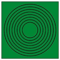 ユニット ゲージマーカー 緑 10枚1組 446-86 1組(10枚)（直送品）
