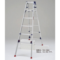 【軒先渡し】PiCa Corp(ピカコーポレイション) アルミ合金 はしご兼用脚立スタンダード 97cm SCL-90A 1台（直送品）