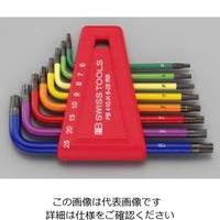 エスコ T6ーT25/8本組 [Torx]キーレンチ EA573MC-100 1セット（直送品）