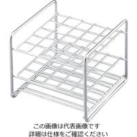 サンポー ステンレス試験管立 配列:5×5 サイズ:□17mm 15-25H 1台(1個) 2-9502-15（直送品）