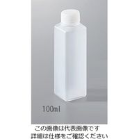 アズワン 角型容器 100ml （ケース販売） 100本 1箱（100個） 2-9557-52（直送品）