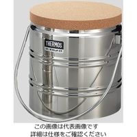 サーモス ステンレス製デュワー瓶(2重構造) 栓付 D-3001 1個 5-243-11（直送品）