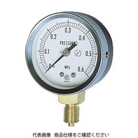 長野計器 長野 JIS汎用形圧力計A枠(ストレート) 圧力レンジ(MPa):0.0~0.10 GS50-121-0.1MP 1個 277-2442（直送品）