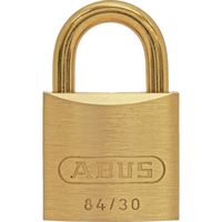 日本ロックサービス ABUS 真鍮南京錠 84MBー30 同番 84MB-30-KA 1個 445-1627（直送品）