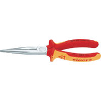 KNIPEX 絶縁1000Vロングラジオペンチ 200mm 2616-200 1丁 446-7558（直送品）