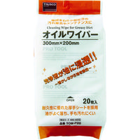 トラスコ中山 TRUSCO オイルワイパー 300X200mm 20枚入 TOW-P20 1パック(20枚) 489-0809（直送品）