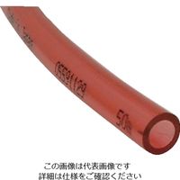 千代田通商 チヨダ TEタッチチューブ 4mm/100m クリアレッド TE-4X2.5-100 CR 1巻 491-8380（直送品）