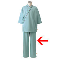 住商モンブラン 検診衣（パンツ） 検査着 患者衣 男女兼用 グリーン M 79-515 1枚（直送品）