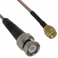 Cinch Connectors 同軸ケーブル， オスSMA オスBNC， 910mm， 415-0028-036（直送品）